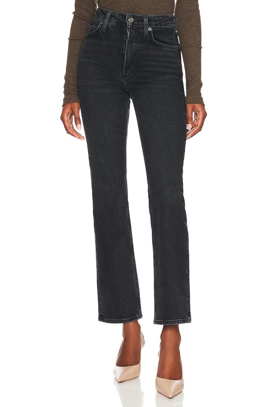 AGOLDE Valen High Rise Slim Boot Jeans Technique - 24